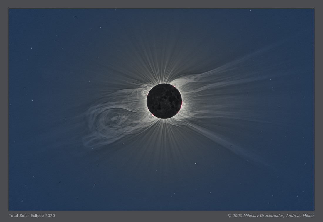 Astronomický snímek dne ze 7. ledna. Foto: Miloslav Druckmüller a Andreas Möller